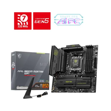 MSI Mag B850M Mortar Wifi AM5 Ryzen D5 Hdmi Type-C