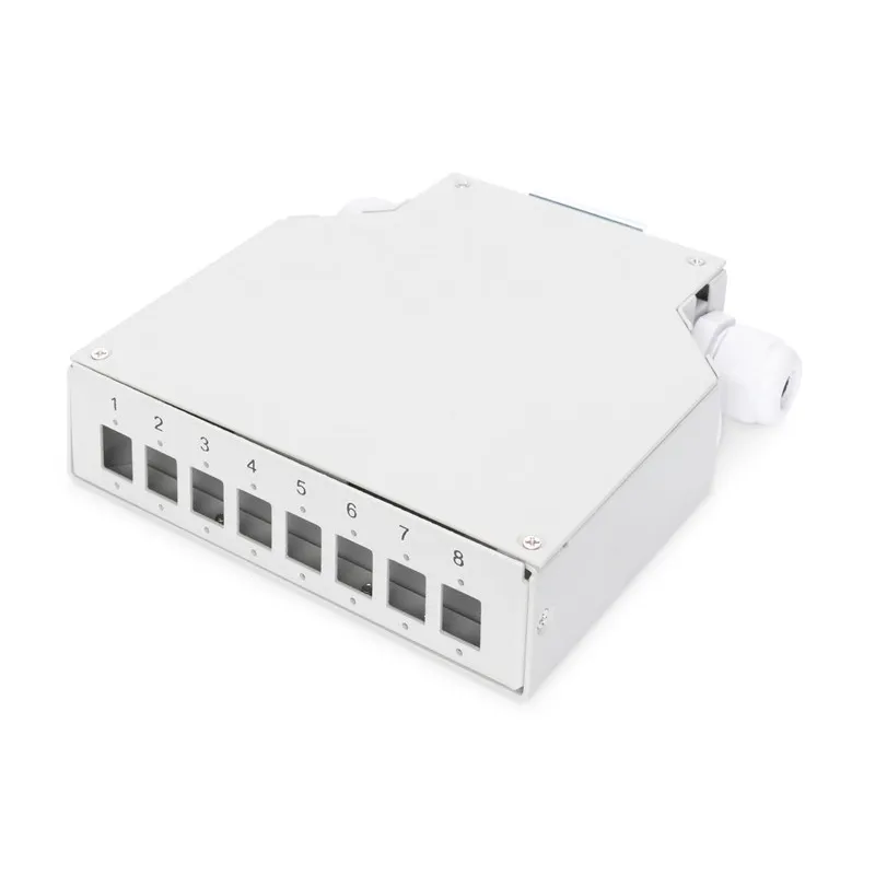 Digitus 8 Port Din Rail Sonlandırma Kutusu (LC)