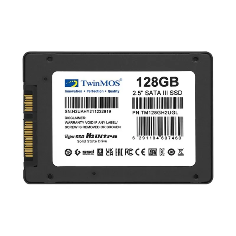 TwinMOS Hyper 128GB 2.5'' SATA3 SSD (580/550Mb/s)