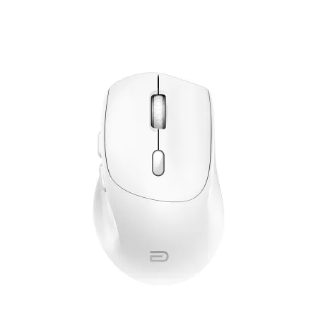 CUDY MS9945_White - 2.4G/Bluetooth Wireless Mouse