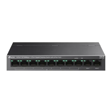 Tp-Link 8Port 10/100 Mbps 96W (LS1210P)