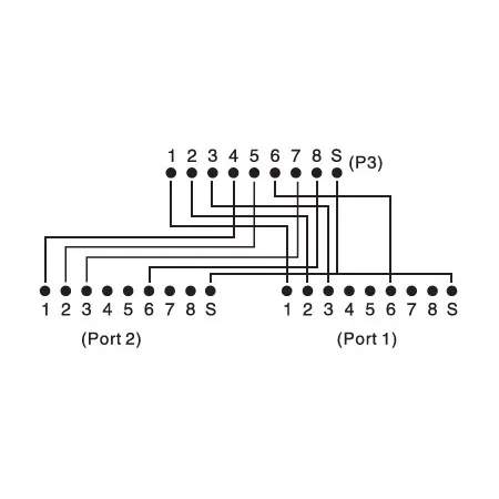 Digitus DA-93904 CAT 5E Patch Kablo Adaptörü