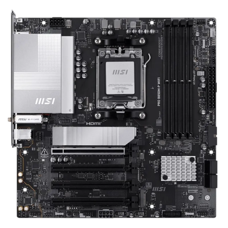 MSI Pro B850M-P Wifi AM5 D5 Hdmi Dp Type-C
