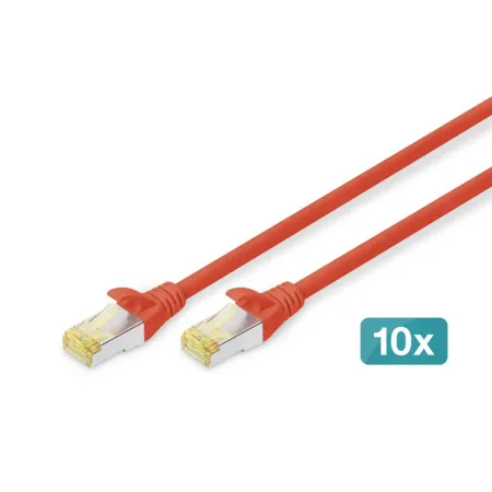 Digitus Zırhlı Patch Kablo Cat6A Kırmızı (3m)