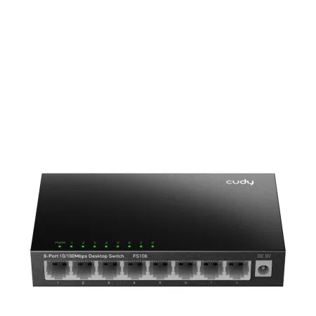 CUDY FS108 - 8-Port 10/100 Mbps Metal Switch