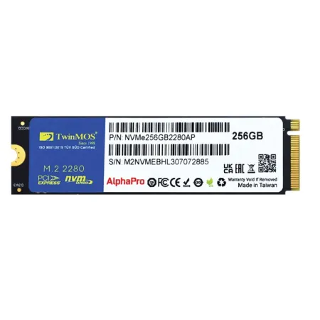 TwinMOS AlphaPro 256GB NVMe M.2 SSD(3600/3250Mb/s)