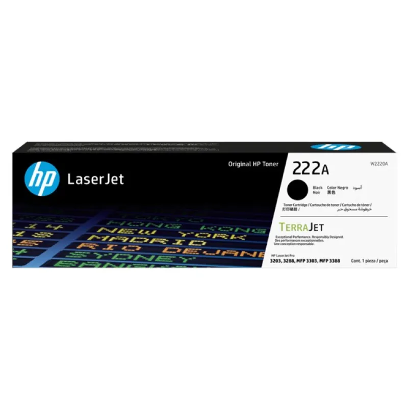 HP W2220A Siyah Toner Kartuş 222A