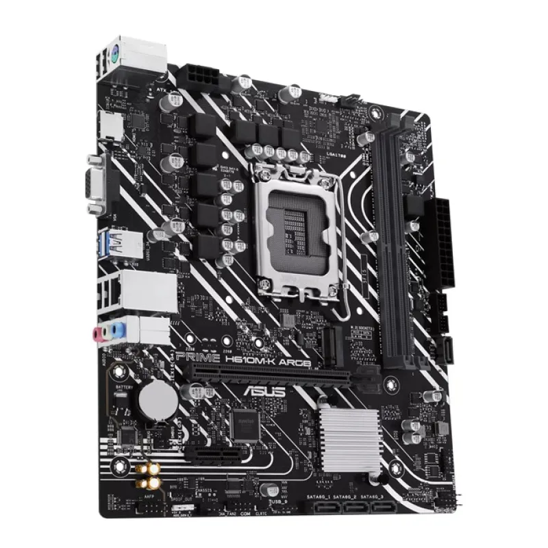 Asus Prime H610M-K ARGB D5 1700P Vga Hdmi
