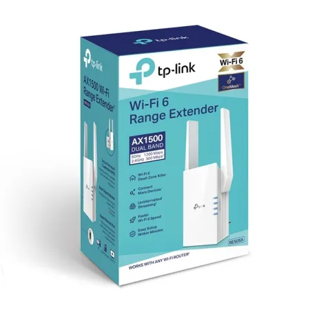 Tp-Link RE505X AX1500 Wi-Fi 6 Menzil Genisletici