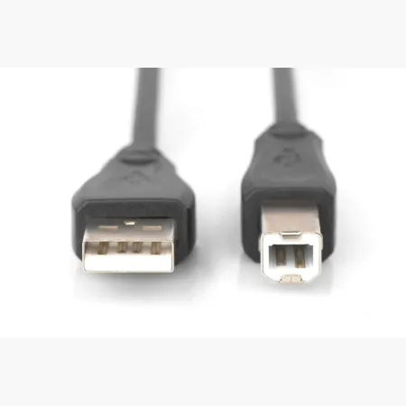 Digitus Yazıcı Kablosu Zırhlı Siyah USB 2.0 (5m)