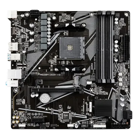 Gigabyte A520M DS3H V2 AM4 Ryzen DDR4 Hdmi Dp