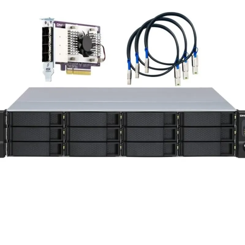 Qnap TL-R1200S-RP 12 Yuvalı Rack Genişleme Ünitesi