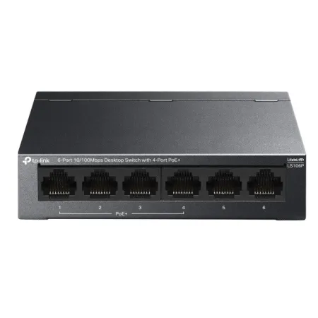 Tp-Link 6Port 10/100 Mbps 4xPoE 65W(LS106P)