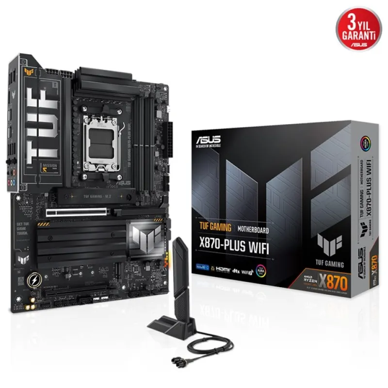 Asus Tuf Gaming X870-Plus Wifi AM5 D5 Hdmi Type-C