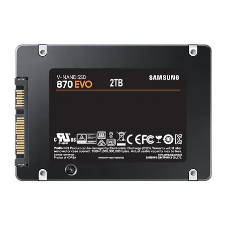 Samsung 870 Evo 2TB 2.5'' SATA SSD (560-530MB/s)