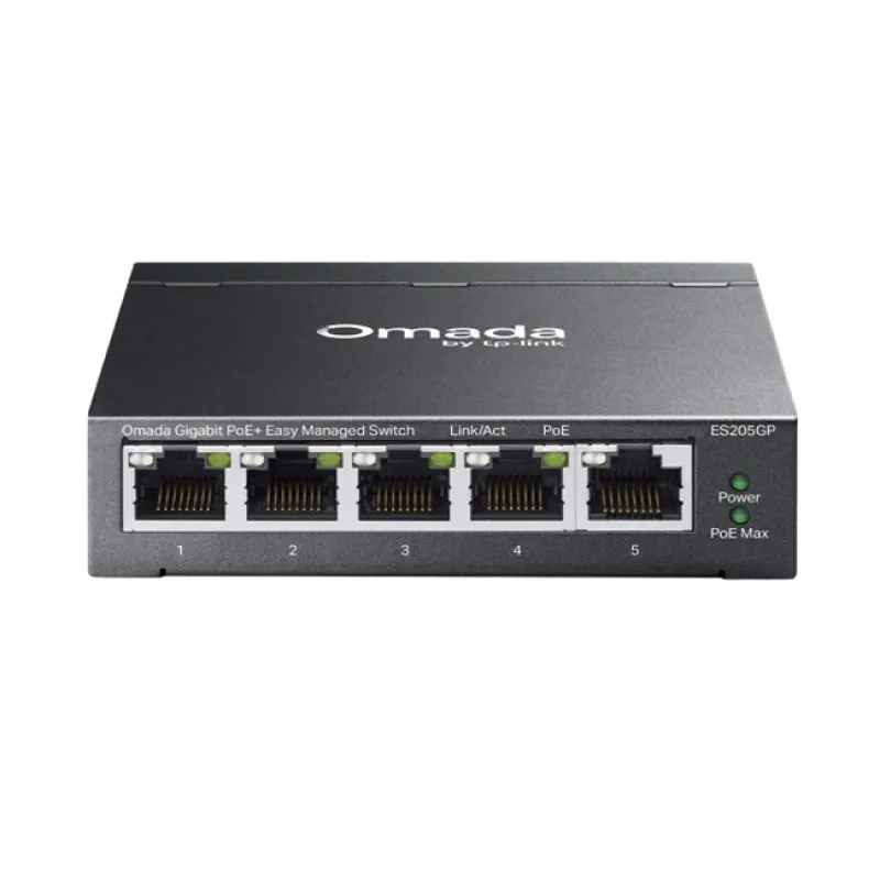 Omada 5Port Gigabit 4xPoE 65W (ES205GP)