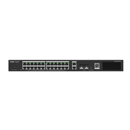 Ruijie Reyee RG-ES228GS-P 28 Portlu, 10/100/1000Gigabit, Yönetilebilir Switch, 2 SFP, 2 Gigabit RJ45Uplink, 24 Port PoE+ (370W)