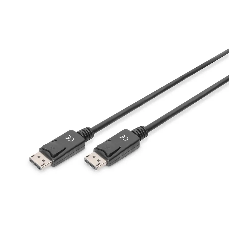 Digitus DisplayPort Kablo Siyah (2m) 4K