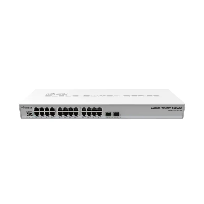 Mikrotik CRS326-24G-2S+RM 24 Port Gigabit 2x 10G SFP+ Rackmount Switch (CRS326-24G-2S+RM)