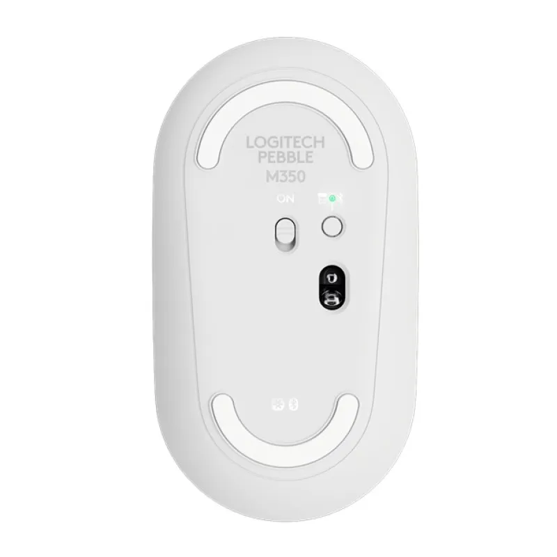 Logitech M350s Pebble 2 Bluetooth Mouse Beyaz