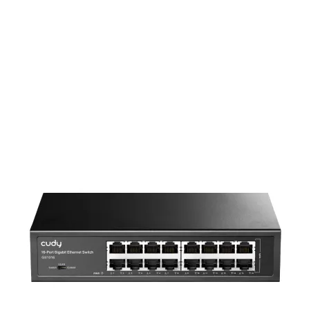 CUDY FS1016 - 16-Port 10/100 Mbps Metal Switch