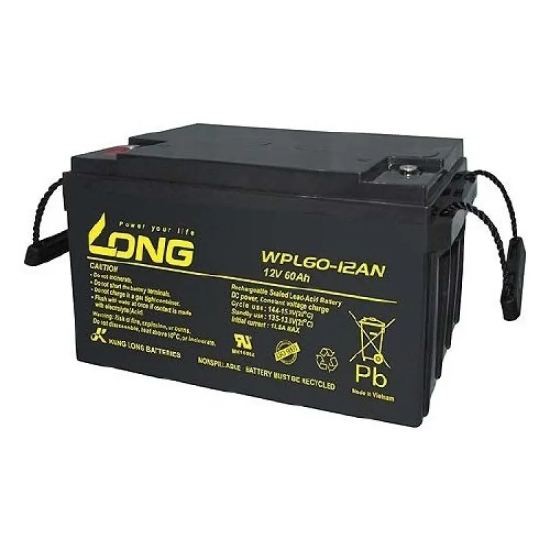 Long 12Volt 60Ah Kuru Tip Akü