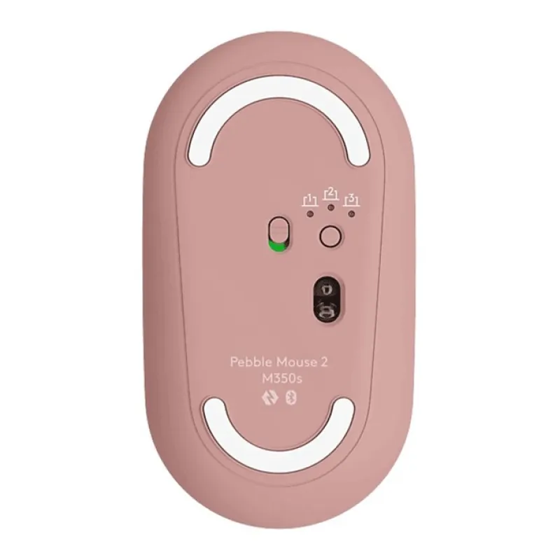 Logitech M350s Pebble 2 Bluetooth Mouse Pembe