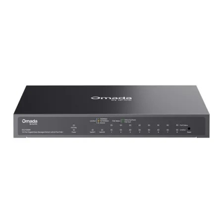 Omada 10Port Gigabit 8xPoE 123W (ES210GMP)